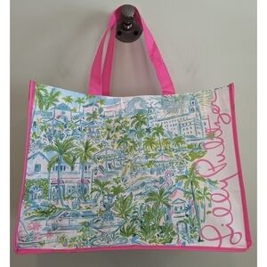 Lilly Pulitzer Tropical West Palm Beach Reusable Tote